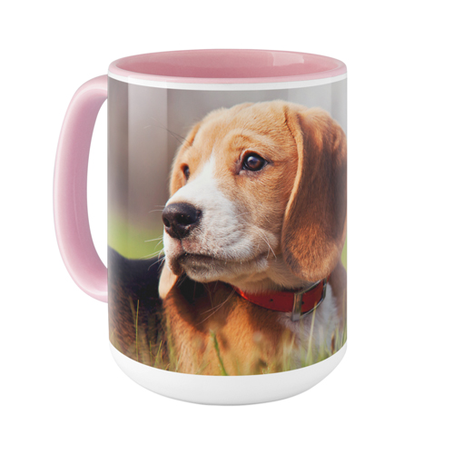Pets Photo Gallery Mug, Pink, , 15oz, Multicolor, multi