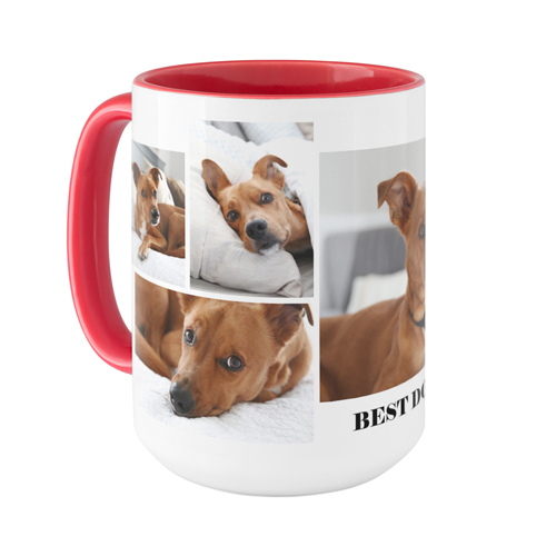 Gallery of Six Pets Mug, Red,  , 15oz, Multicolor