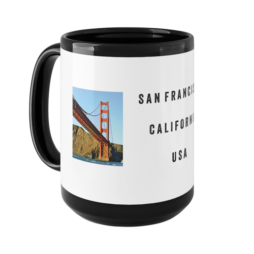 Text Gallery of Two Mug, Black,  , 15oz, Multicolor