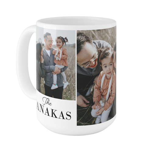 Gallery of Three Text Mug, White, , 15oz, Multicolor, multi