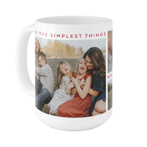 Simplest Things Mug, White,  , 15oz, Red