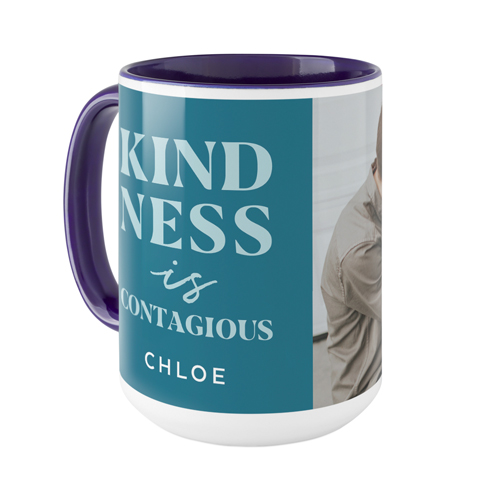 Kindness Is Mug, Blue,  , 15oz, Blue