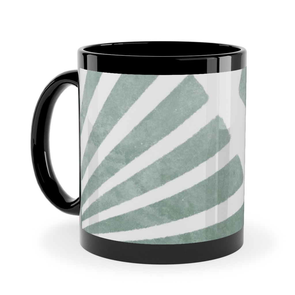 Laguna - Green Ceramic Mug, Black, , 11oz, Green, Classic Green