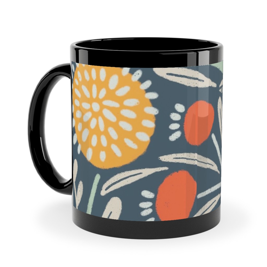 Astrid Ceramic Mug, Black, , 11oz, Multicolor, Hemlock