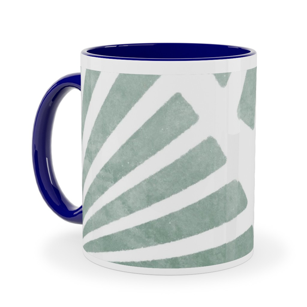 Laguna - Green Ceramic Mug, Blue, , 11oz, Green, Classic Green