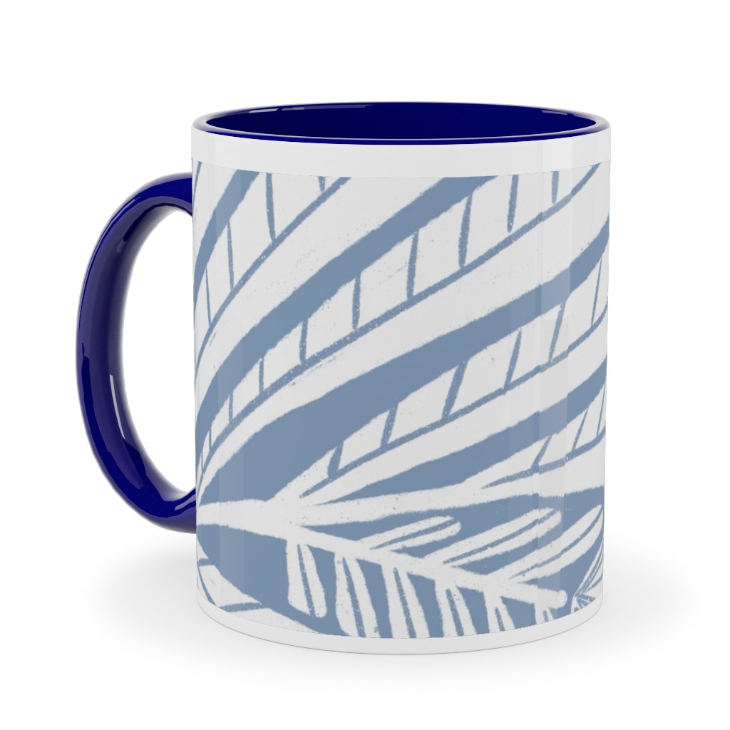 Irene - Blue Ceramic Mug, Blue, , 11oz, Blue, True Blue
