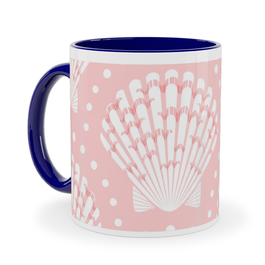 Scallop Printed Mugs