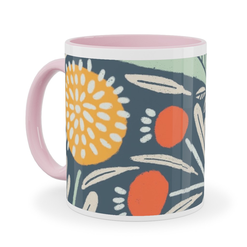 Astrid Ceramic Mug, Pink, , 11oz, Multicolor, Hemlock