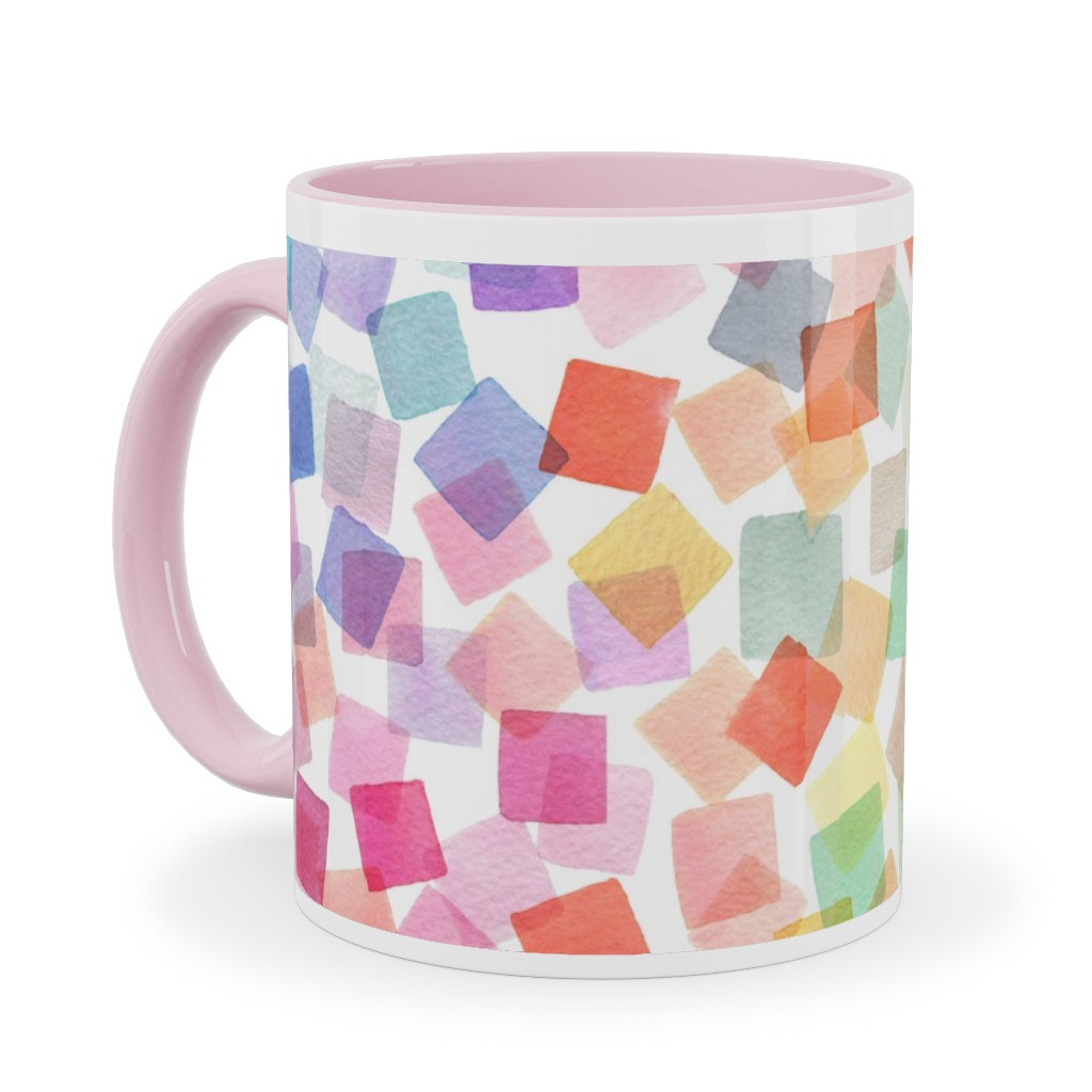 Confetti Party - Multi Ceramic Mug, Pink, , 11oz, Multicolor