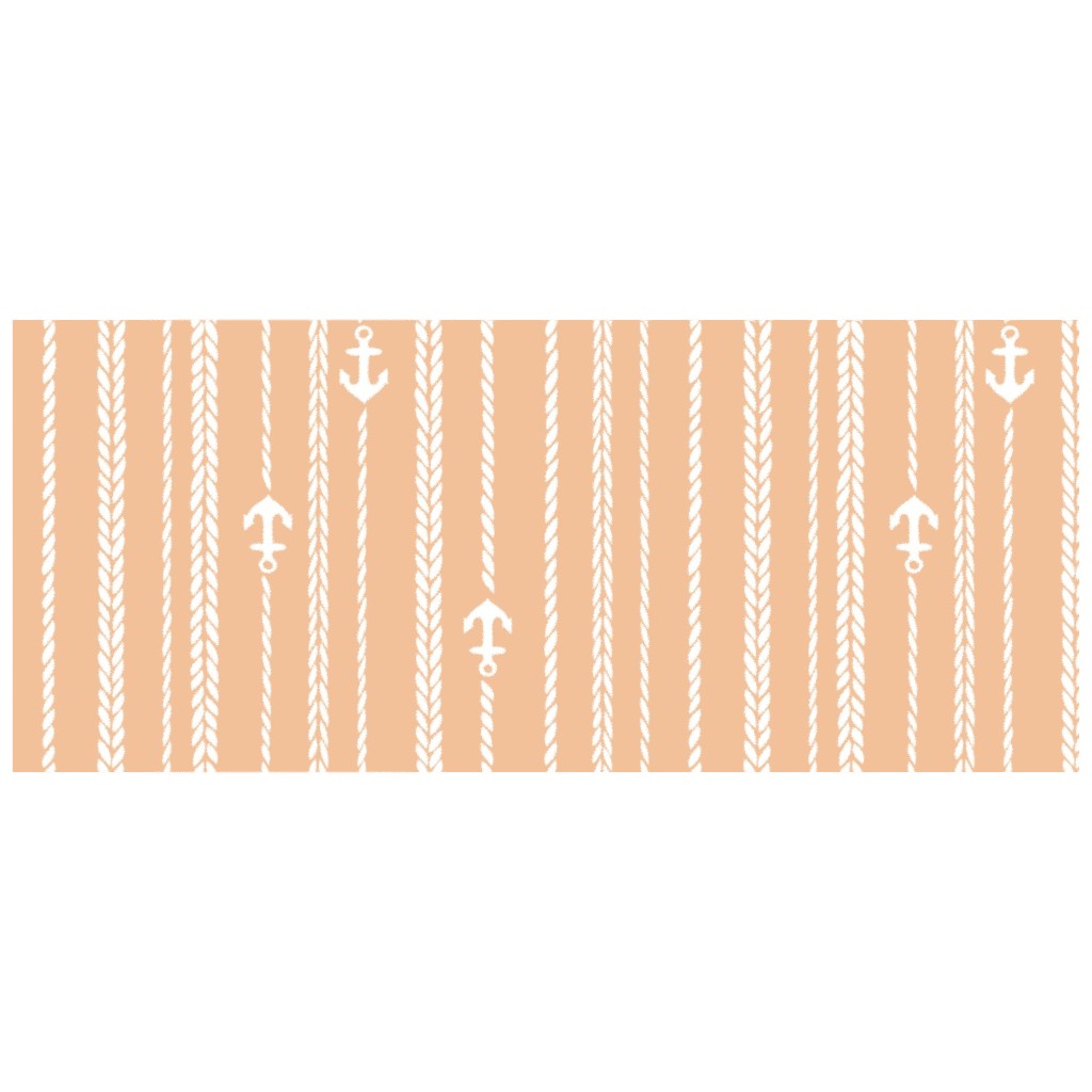 Ropes and Anchors Orange and White Ceramic Mug Shutterfly