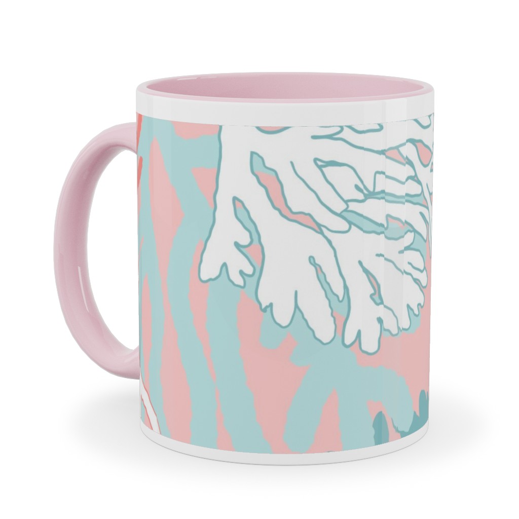 Coral Springs Ceramic Mug, Pink, , 11oz, Multicolor