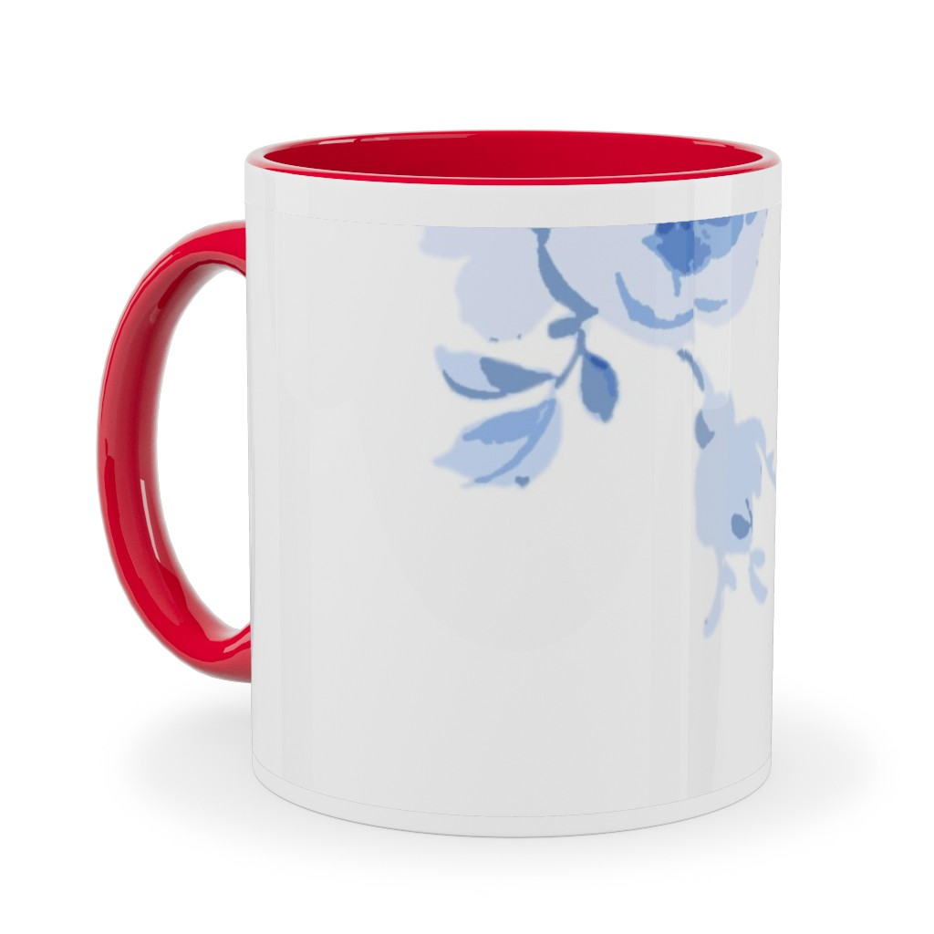 Emalyn Ceramic Mug, Red, , 11oz, Blue, True Blue