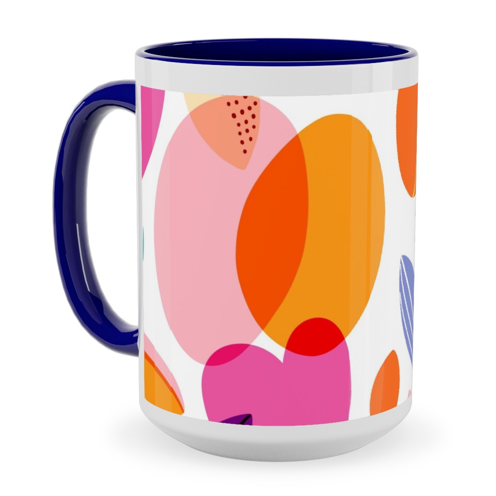 I Love Summer Fruit - Multi Ceramic Mug, Blue,  , 15oz, Multicolor