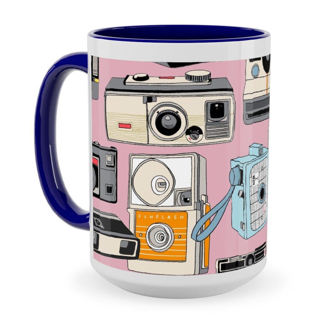 Make It Snappy Ceramic Mug, Blue, , 15oz, Multicolor, Volcano