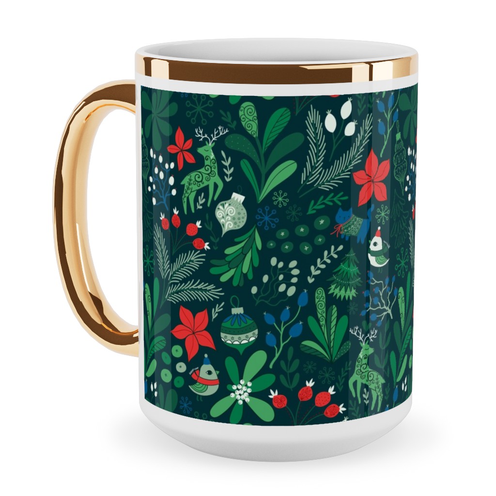 Dark Green Mugs