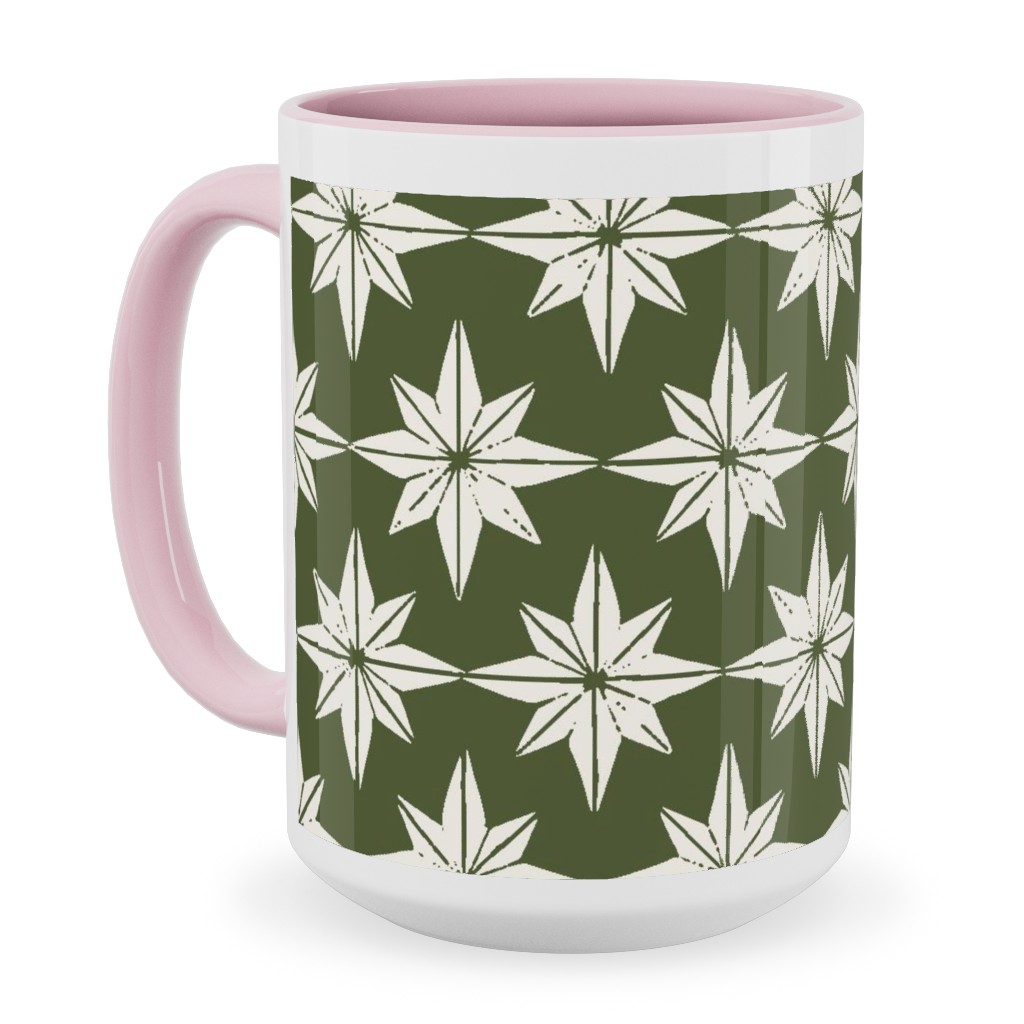 Green Christmas Mugs