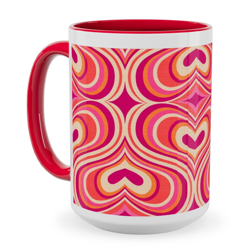 I Think I Love You - Red Ceramic Mug, Red, , 15oz, Red, Red
