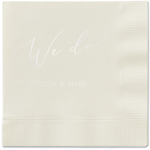 Snapshot Serenity Napkin, White, Ecru, white