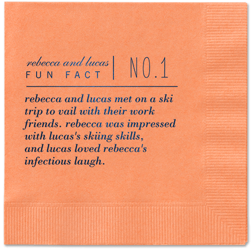 Fascinating Story Napkins, Blue, Coral, Midnight