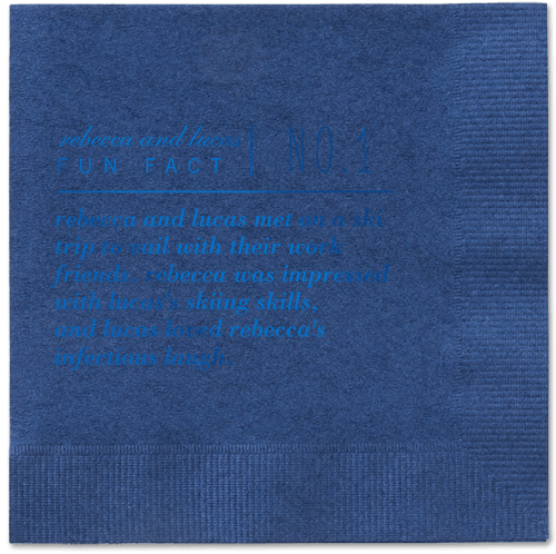 Fascinating Story Napkins, Blue, Navy, Royal