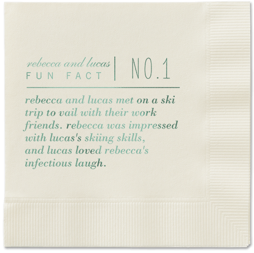 Fascinating Story Napkins, Green, Ecru, Sage