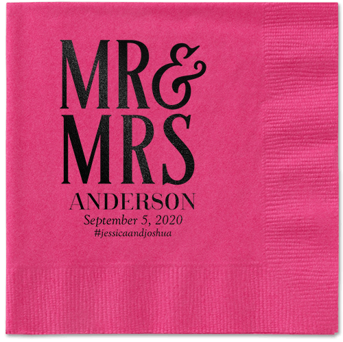 Black Table Napkins