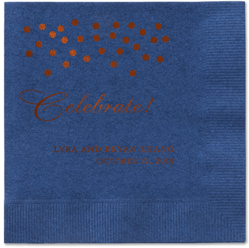 Diamond Sky Napkins, Brown, Navy, Mocha