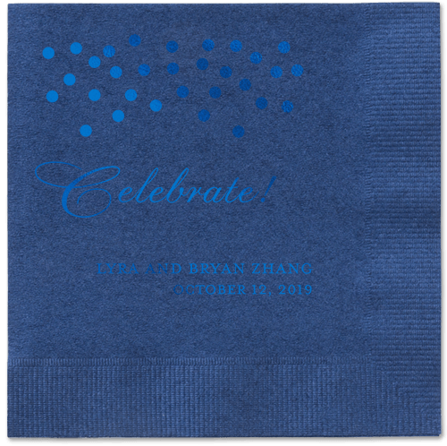 Diamond Sky Napkins, Blue, Navy