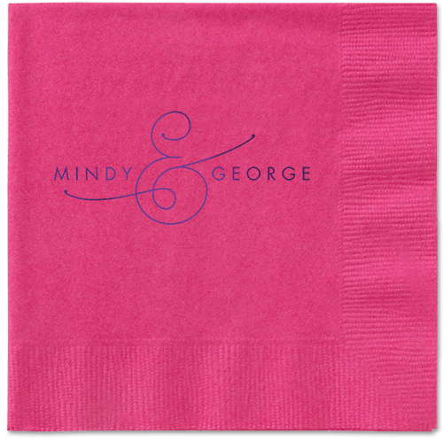 Gorgeous Couple Napkins, Purple, Magenta