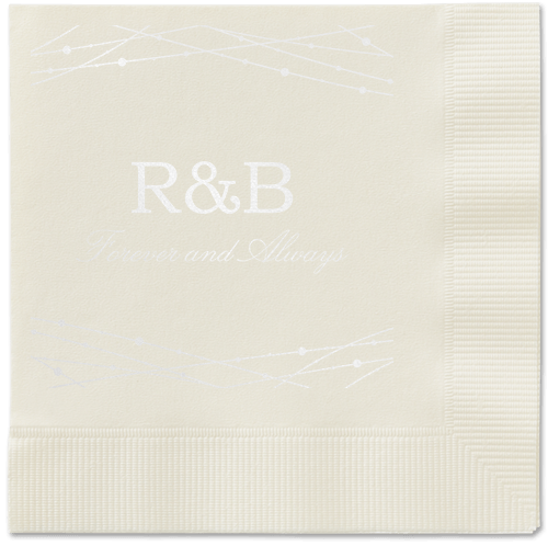 Glowing Bright Napkins, White, Ecru, White