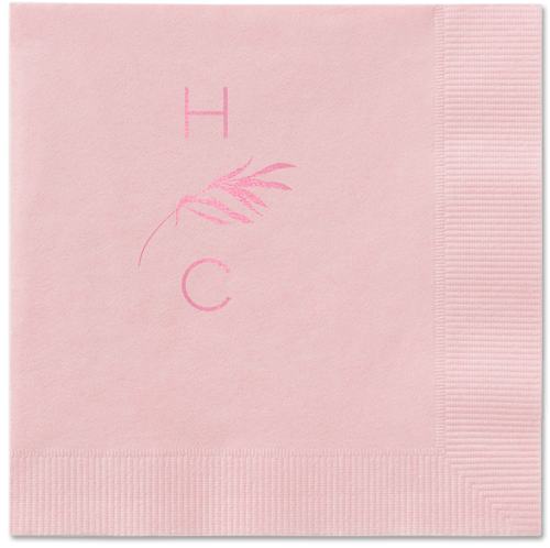 Tropical Herald Napkin, Pink, Blush