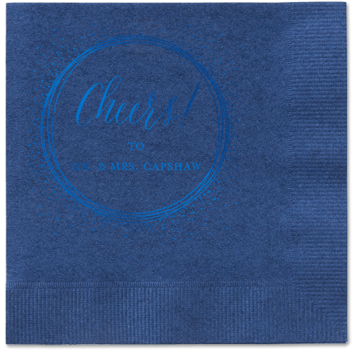 Resplendent Night Napkin, Blue, Navy, Royal