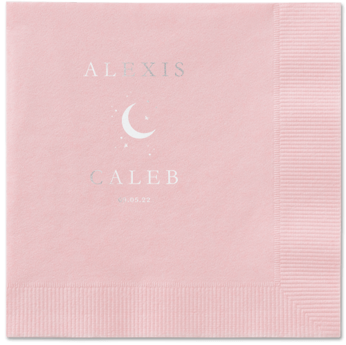 Celestial Union Napkin, Grey, Blush