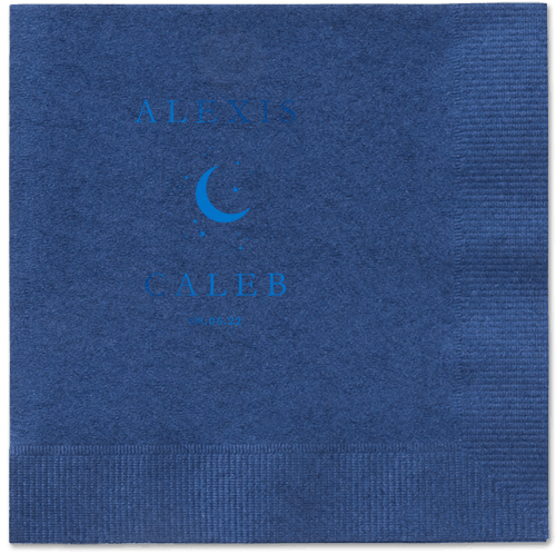 Celestial Union Napkin, Blue, Navy, royal