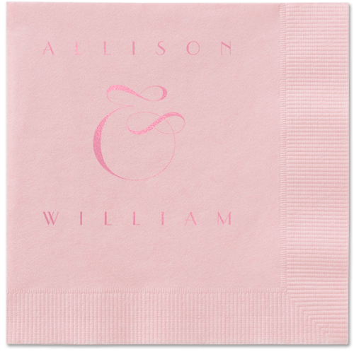 Nouveau Connection Napkin, Pink, Blush, blush