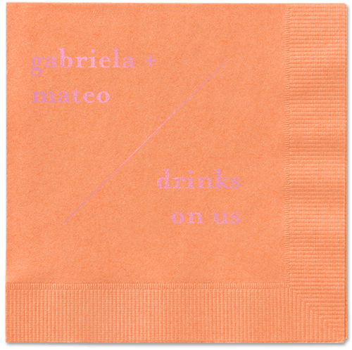 Modern Stylings Napkin, Pink, Coral, blush