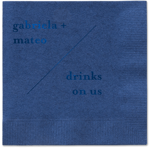 Blue Napkins