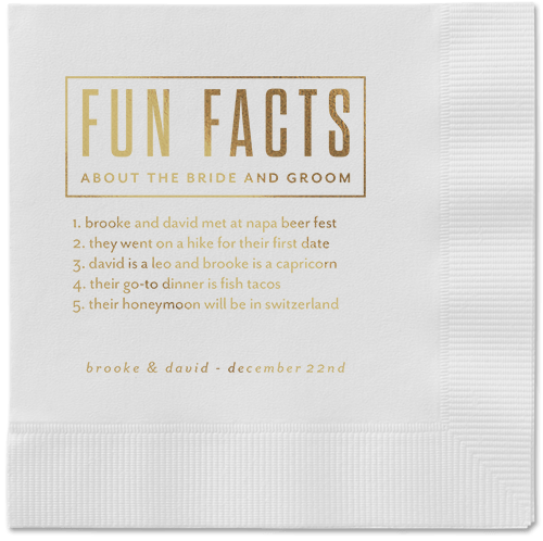 Cherished Chapters Napkins, Yellow, White, Gold