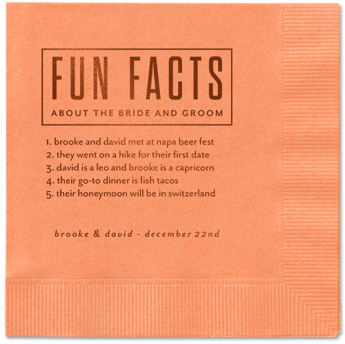 Cherished Chapters Napkins, Brown, Coral, Mocha