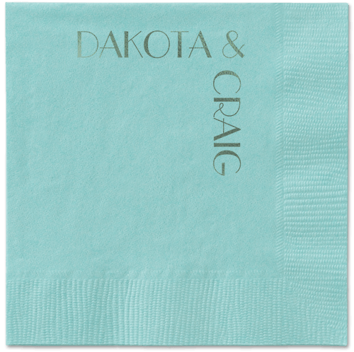 Enchanted Event Napkin, Green, Aqua, sage