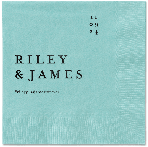 Weathered Wash Napkin, Black, Aqua, black