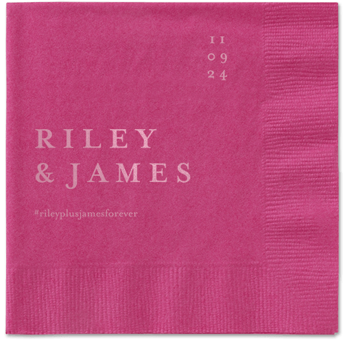 Weathered Wash Napkin, Pink, Magenta