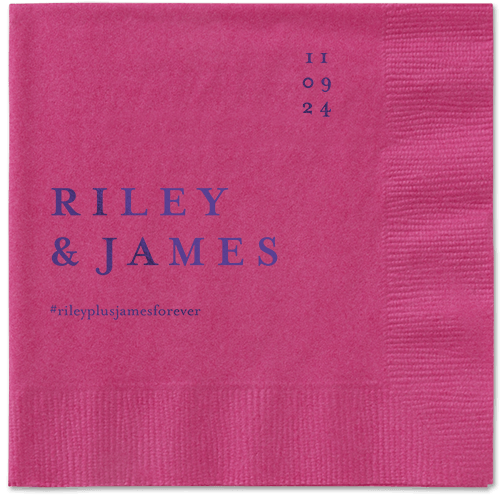 Weathered Wash Napkin, Purple, Magenta