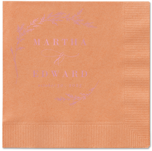 Spectacular Spruce Napkin, Pink, Coral, blush