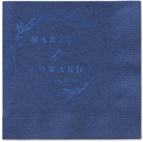 Spectacular Spruce Napkin, Blue, Navy