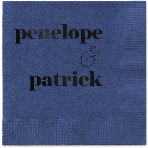 Winsome Wanderlust Napkin, Black, Navy, black