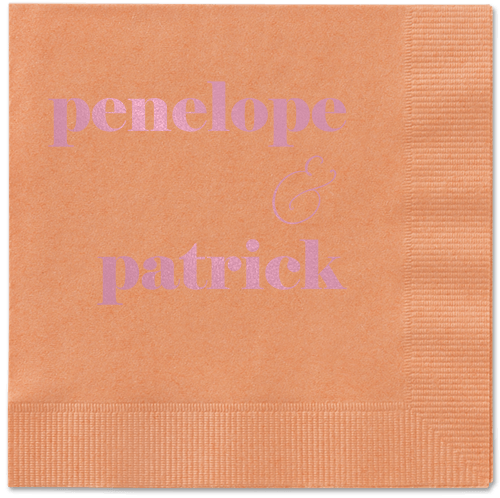 Winsome Wanderlust Napkin, Pink, Coral