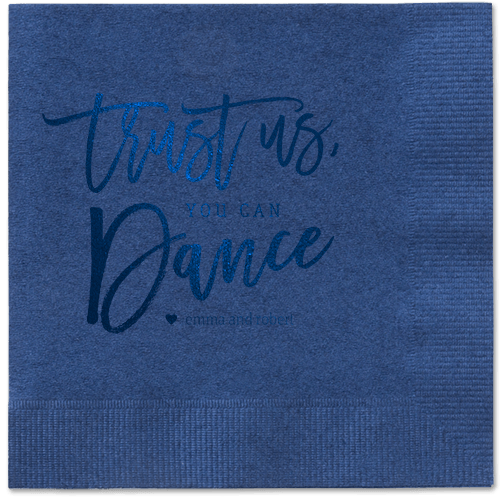 Dance Along Napkins, Blue, Navy