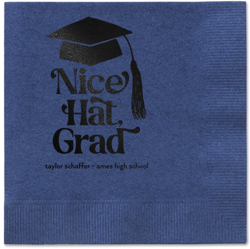 Nice Cap Napkin, Black, Navy, black