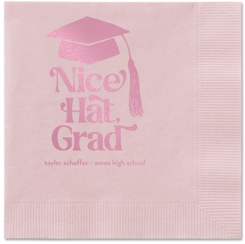 Nice Cap Napkin, Pink, Blush, blush